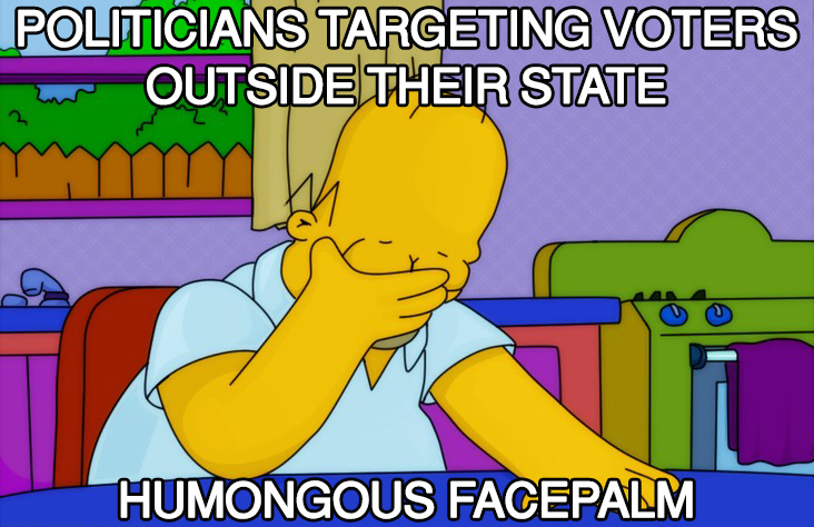 Politicians Targeting Wrong Audience Facepalm
