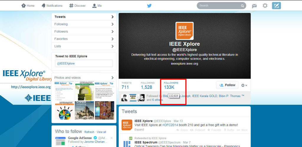 IEEE Xplore Promoted Tweet
