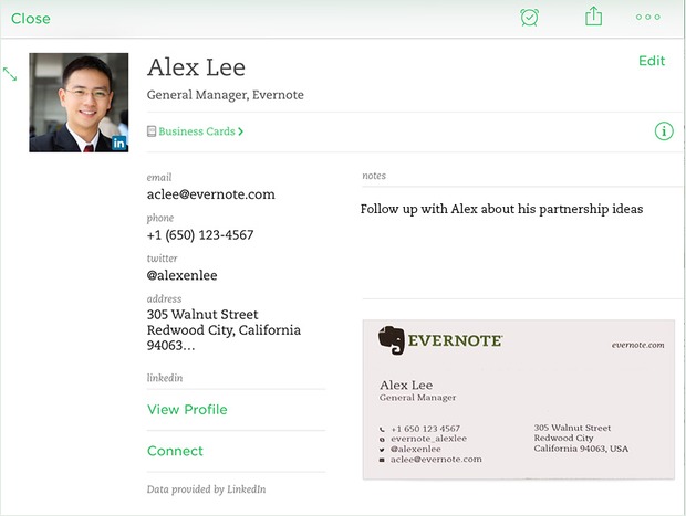 linkedin-evernote-ios-cardscan-contact-note