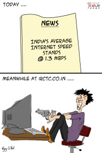India Net Speed increases IRCTC still same